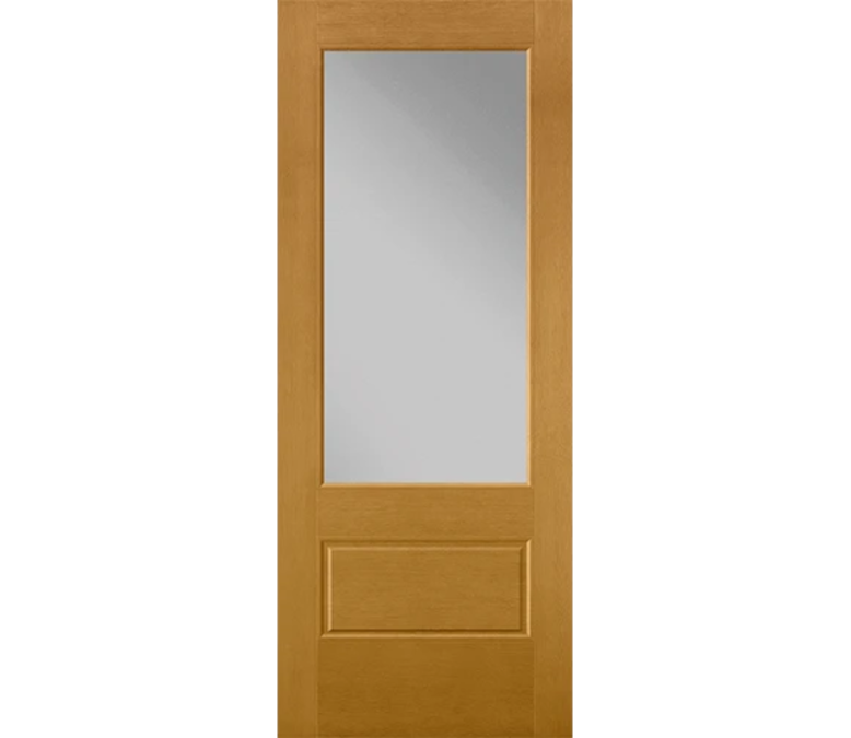 Jackson 3 Quaters Light Fiberglass Entry Door