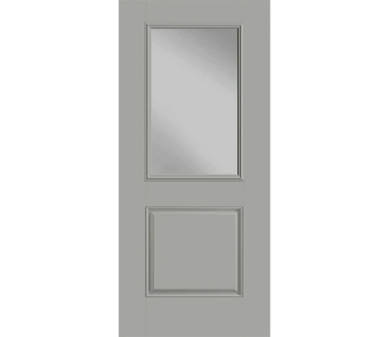 Jackson Half Light 1 Panel Fiberglass Entry Door