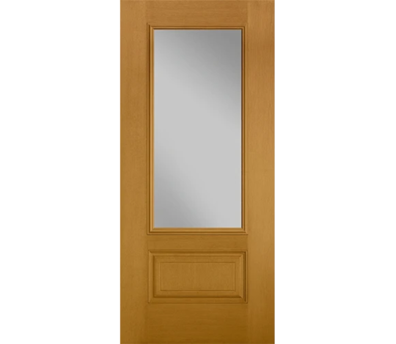 Jackson Three Quaters light Fiberglass Entry Door